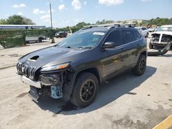 Salvage cars for sale from Copart Orlando, FL: 2014 Jeep Cherokee Latitude