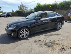 Salvage cars for sale at San Martin, CA auction: 2007 Lexus IS 250