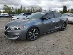 Salvage cars for sale from Copart Portland, OR: 2018 Nissan Maxima 3.5S