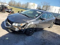 Salvage cars for sale at Central Square, NY auction: 2014 Honda Civic EXL