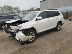 Salvage cars for sale from Copart Spartanburg, SC: 2012 Toyota Highlander Base