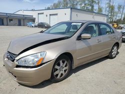 Salvage cars for sale from Copart Arlington, WA: 2005 Honda Accord EX