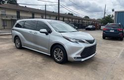 Toyota Sienna XLE salvage cars for sale: 2021 Toyota Sienna XLE