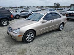 Salvage cars for sale at Antelope, CA auction: 2001 Mercedes-Benz C 240