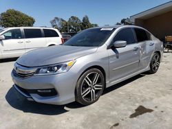Salvage cars for sale from Copart Hayward, CA: 2016 Honda Accord Sport