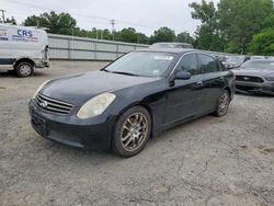 Salvage cars for sale from Copart Shreveport, LA: 2006 Infiniti G35