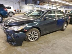Salvage cars for sale at Wheeling, IL auction: 2017 Toyota Camry LE