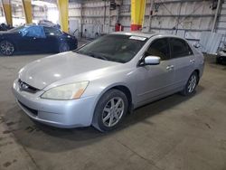 Salvage cars for sale at Woodburn, OR auction: 2004 Honda Accord EX