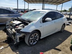 Salvage cars for sale from Copart San Diego, CA: 2017 Toyota Prius