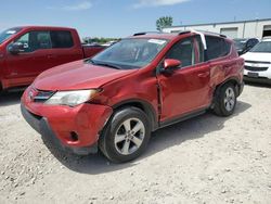 Salvage cars for sale from Copart Kansas City, KS: 2015 Toyota Rav4 XLE