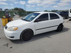 Salvage cars for sale at Orlando, FL auction: 2007 Toyota Corolla CE