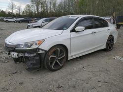 Salvage cars for sale at Waldorf, MD auction: 2017 Honda Accord Sport