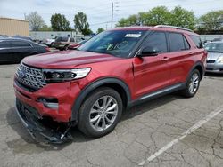 Salvage cars for sale at Moraine, OH auction: 2022 Ford Explorer Limited