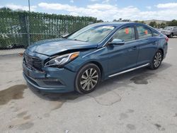 Salvage vehicles for parts for sale at auction: 2017 Hyundai Sonata Sport
