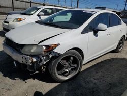 Salvage cars for sale from Copart Los Angeles, CA: 2012 Honda Civic LX