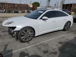 Salvage cars for sale from Copart Wilmington, CA: 2019 Audi A6 Premium Plus