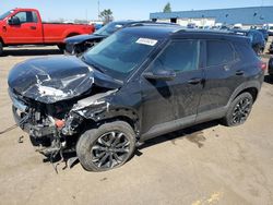 Salvage cars for sale from Copart Woodhaven, MI: 2022 Chevrolet Trailblazer LT