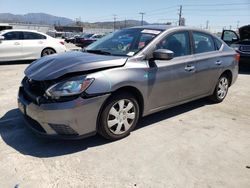 Salvage cars for sale from Copart Sun Valley, CA: 2016 Nissan Sentra S