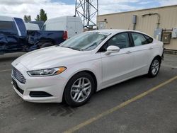 Salvage cars for sale at Hayward, CA auction: 2016 Ford Fusion SE