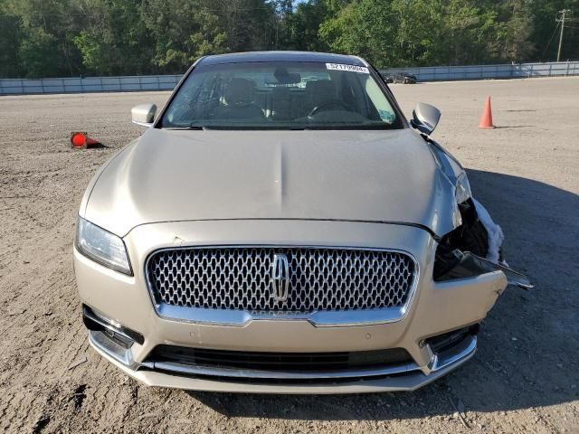 2017 Lincoln Continental Select