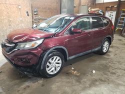 Salvage cars for sale from Copart Ebensburg, PA: 2015 Honda CR-V EX