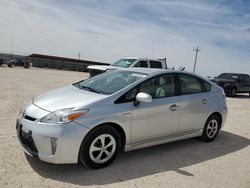 Salvage cars for sale from Copart Andrews, TX: 2013 Toyota Prius