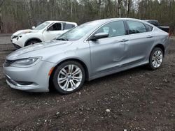 Salvage cars for sale at Cookstown, ON auction: 2015 Chrysler 200 Limited