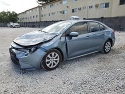 Salvage cars for sale from Copart Opa Locka, FL: 2020 Toyota Corolla LE