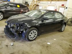 Salvage cars for sale at Ham Lake, MN auction: 2017 Toyota Corolla L