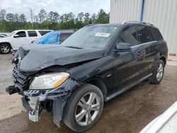 Salvage cars for sale from Copart Harleyville, SC: 2012 Mercedes-Benz ML 350 4matic