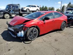 Salvage cars for sale from Copart Denver, CO: 2024 Toyota Prius LE