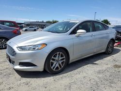Salvage cars for sale from Copart Sacramento, CA: 2016 Ford Fusion SE