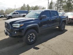 Salvage cars for sale from Copart Denver, CO: 2021 Toyota Tacoma Double Cab