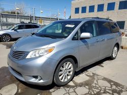 Salvage cars for sale at Littleton, CO auction: 2011 Toyota Sienna XLE