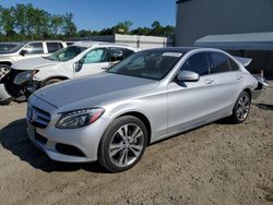 Salvage cars for sale at auction: 2015 Mercedes-Benz C 300 4matic