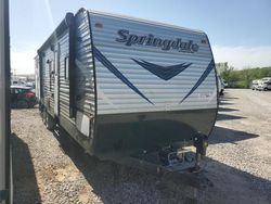 Salvage trucks for sale at Tulsa, OK auction: 2019 Keystone Springdale