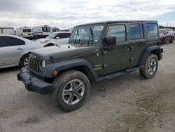 Jeep Wrangler Unlimited Sport salvage cars for sale: 2015 Jeep Wrangler Unlimited Sport