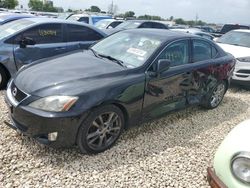 Salvage cars for sale at New Braunfels, TX auction: 2007 Lexus IS 250
