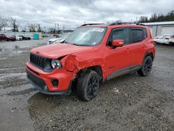 Salvage cars for sale at West Mifflin, PA auction: 2019 Jeep Renegade Latitude