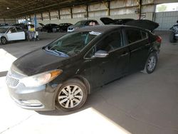 KIA Forte ex salvage cars for sale: 2015 KIA Forte EX