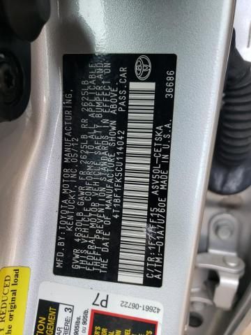 2012 Toyota Camry Base