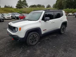 Salvage cars for sale at Kapolei, HI auction: 2017 Jeep Renegade Trailhawk