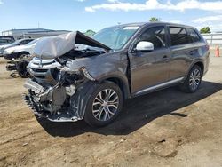 Mitsubishi Outlander salvage cars for sale: 2017 Mitsubishi Outlander SE