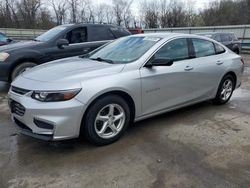 Salvage cars for sale at Ellwood City, PA auction: 2016 Chevrolet Malibu LS