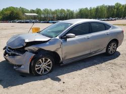 Salvage cars for sale at Charles City, VA auction: 2015 Chrysler 200 Limited