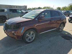 Salvage cars for sale from Copart Wilmer, TX: 2015 Lexus RX 350 Base