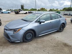 Salvage cars for sale from Copart Miami, FL: 2023 Toyota Corolla LE