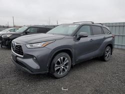 Toyota salvage cars for sale: 2022 Toyota Highlander Hybrid XLE