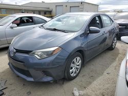 Salvage cars for sale at Martinez, CA auction: 2015 Toyota Corolla L