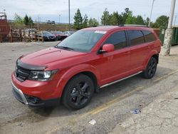 Salvage cars for sale at Gaston, SC auction: 2019 Dodge Journey Crossroad